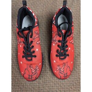 Dots And Bows Disney Shoes Mens 6 Women's 8 Red